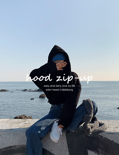 Soft Cropped Hooded Zip-Up (4 colors) [Hooded Zip-Up Oversized-fit Hooded Tee Soft Zip-Up Wool Jacket Dumbledown Jacket Short Coat Fluffy Coat Boxy Fit Zip-Up Jacket Winter Outer Color Jacket]